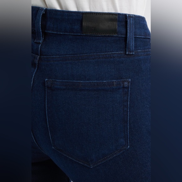 PAIGE Manhattan High-Rise Bootcut Denim Jeans, Sz 25 - Picture 8 of 11